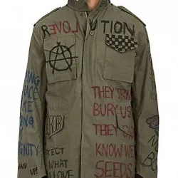 Anarchy Blend M-65 Field Green Cotton Jacket Costume