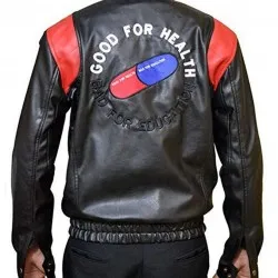 Akira Capsule Black Leather Jacket Halloween Costume Jacket