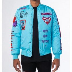 Baby Blue Mutant Bomber Jacket - Image 2