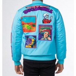 Baby Blue Mutant Bomber Jacket